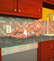 Scary Baby In Yellow 3D : Horror Granny Baby apk